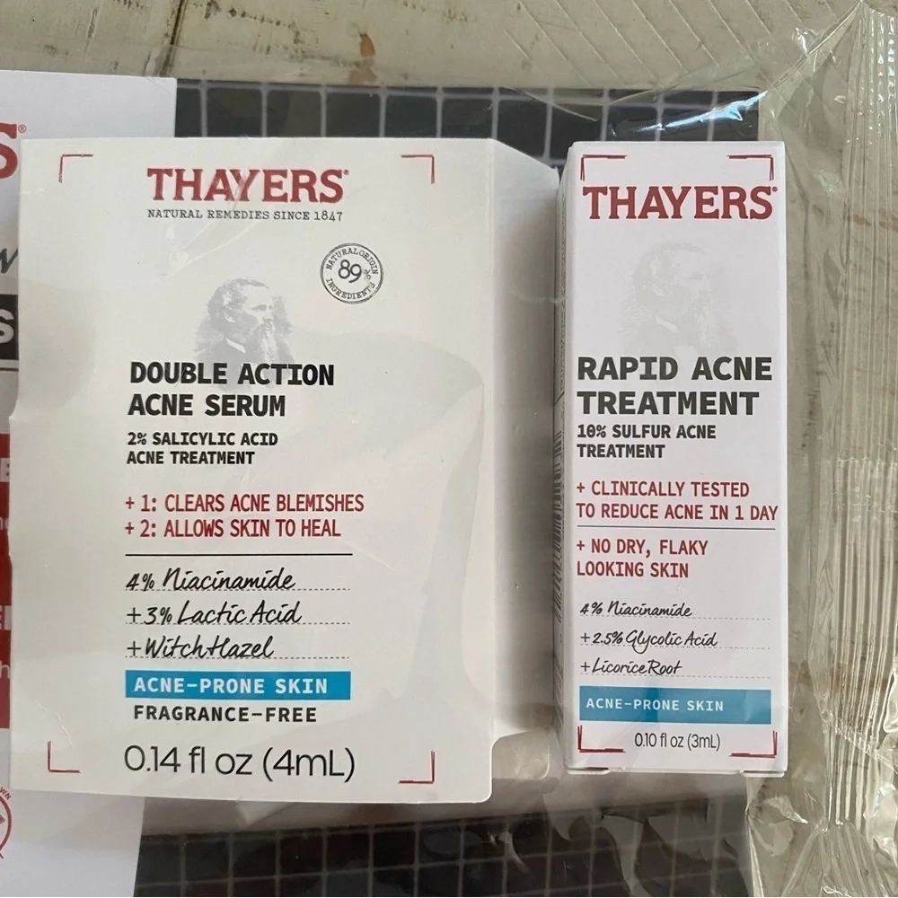 NEW Thayers Skincare Samples